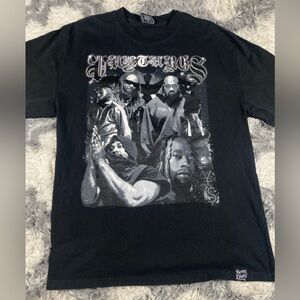 Scamlikely Brand  Vultures Tee- Faded Black Kanye West Size Large Black